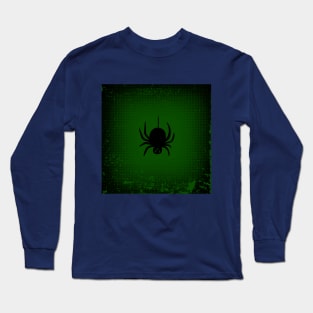 Black Spider Web Long Sleeve T-Shirt